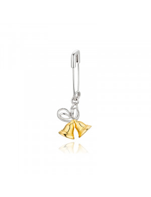耳环•圣诞系列 The bell earrings 铃铛别针耳环 单只