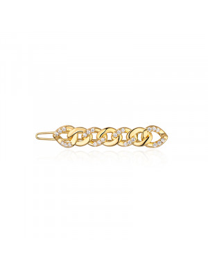 发夹•Glam Ever X Akiiiko联名系列 Zircon chain hairpin 锆石链条发夹