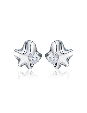 耳环•潋滟系列  Water ripple earrings 水波纹耳钉