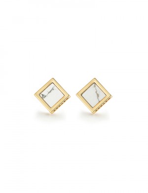 耳环• 锆石大理石系列 Bling Marble earnail锆石大理石耳钉