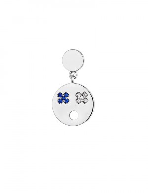 耳环•笑脸系列 Dizzy Dizzy Face Earrings晕晕脸吊坠耳环（单只）