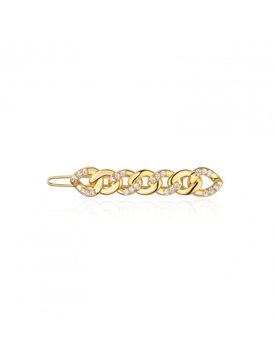 发夹•Glam Ever X Akiiiko联名系列 Zircon chain hairpin 锆石链条发夹