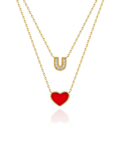 项链• 情人节系列 I Love U Necklace Love&U告白项链