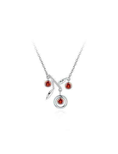 项链•红果实系列 Red pendant necklace 红果实吊坠项链
