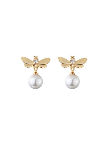 玩转耳环系列 Flying Pearl Earrings蝴蝶组合耳环