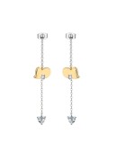耳钉• 臻爱之心系列 Love You Twice Earrings前后双心长坠耳环
