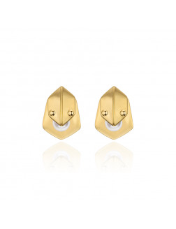 耳钉•国潮系列 Armor stud earrings 铠甲珍珠耳钉
