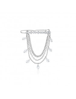 发夹•Glam Ever X Akiiiko联名系列 Zircon chain crystal hairpin 锆石链条水晶发夹