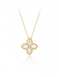 项链•贝母四叶草系列 Clover Necklace 四叶草贝母项链