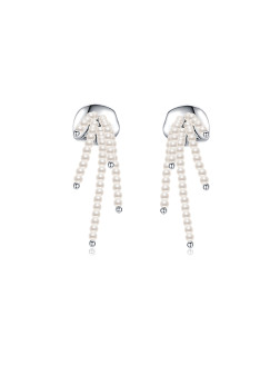 耳环•深海秘境系列 Octopus imitation pearl earrings 章鱼仿珍珠耳环