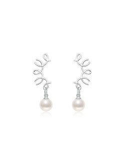 耳环•蕾丝系列 Lace pearl earrings 蕾丝珍珠耳环