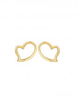 耳钉• 臻爱之心系列 Shape of My Heart Earrings镂空爱心耳钉