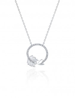 项链• 情人节系列 Love's All Around Necklace圆形丘比特项链