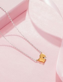 项链• 臻爱之心系列 Secret Love Necklace锆石爱心项链