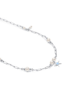 项链•海岛系列 Starfish imitation pearl necklace 海星仿珍珠项链