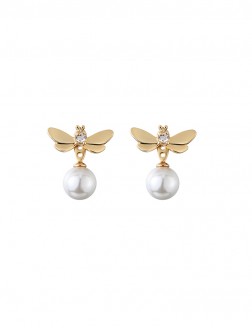 玩转耳环系列 Flying Pearl Earrings蝴蝶组合耳环