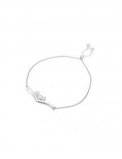 手链• 锆石珍珠系列 Dazzling Diamond triple Pearls Bracelet三颗珍珠锆石手链