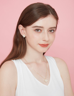 项链•贝母四叶草系列 Clover Necklace 四叶草贝母项链
