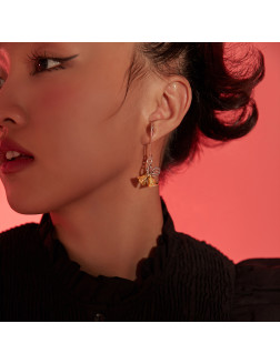 耳环•圣诞系列 The bell earrings 铃铛别针耳环 单只