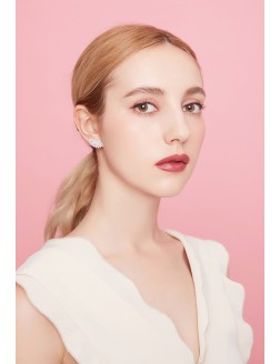 耳环• 时尚系列 Sisly Earrings扇形锆石耳环