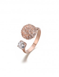 戒指•情迷钻石系列 Simply Crystal Ring单钻水晶戒指