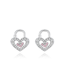 耳环•心锁系列 Heart lock earrings 心锁耳环