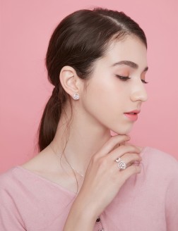 耳环• 英伦玫瑰系列 English Rose Earrings玫瑰耳钉