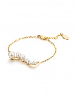 手链•时尚系列 Waving Pearls Bracelet 波浪珍珠手链
