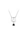 项链•暗夜系列 Night splicing love necklace 暗夜拼接爱心项链