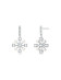 耳环•雪花系列 Pearl snowflake earrings 珍珠雪花耳钉