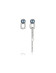耳环•珍珠金属系列 Asymmetric imitation pearl chain tassel earrings 不对称仿珍珠链条流苏耳环 