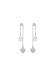 耳环•鱼尾系列 Fish Tail with Pearls Earrings 鱼尾珍珠可调节耳环